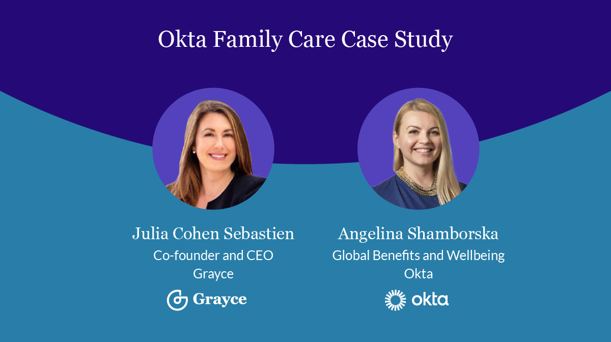 Okta family care case study banner.