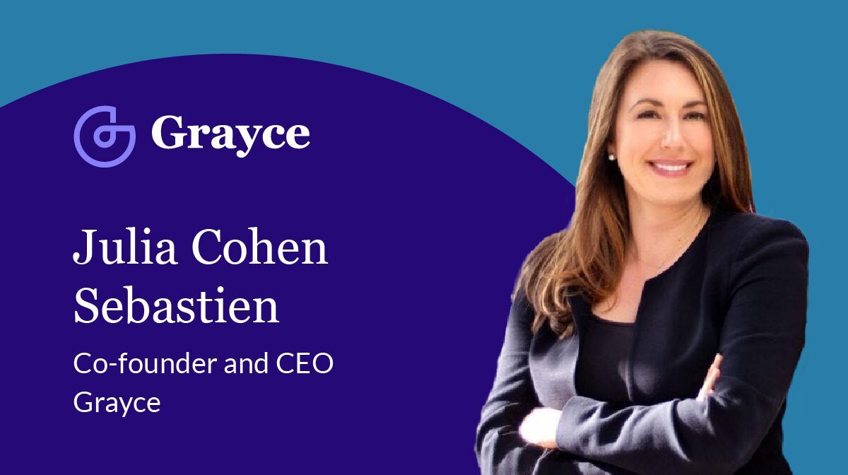 Headshot of Julia Cohen Sebastien, co-founder and CEO at Grayce.
