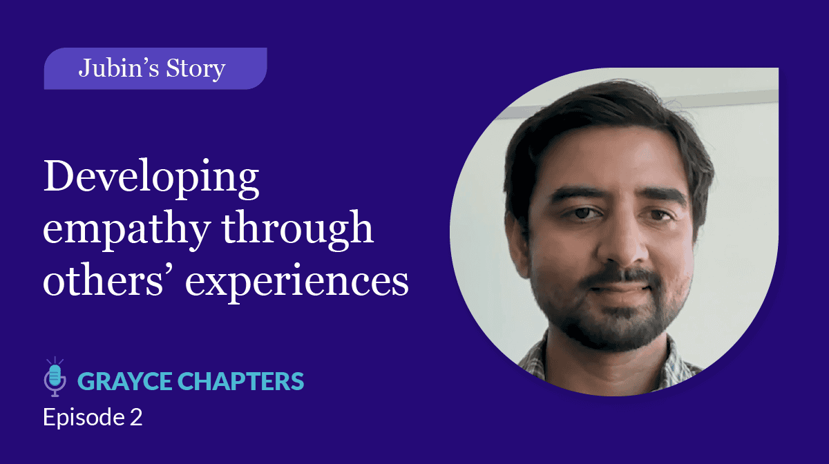 Jubin's story banner.