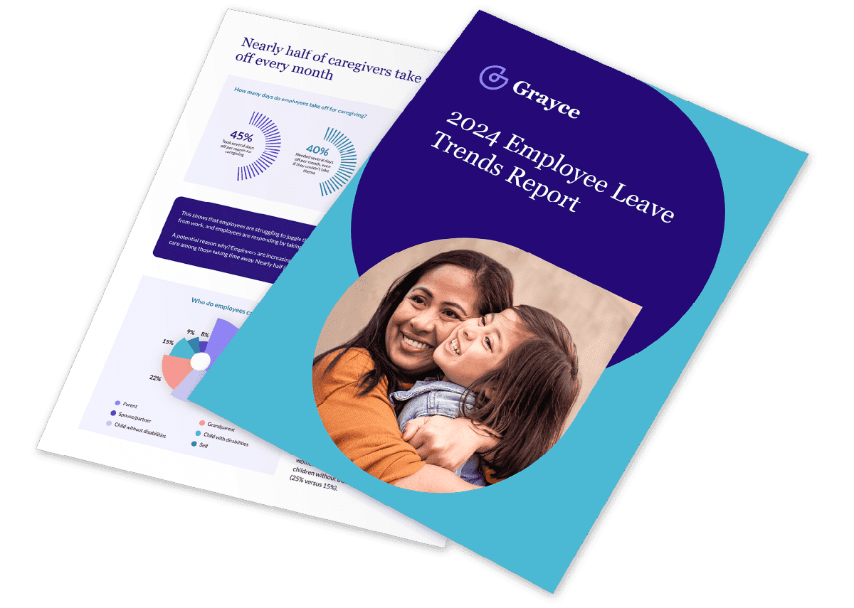 2024 Employee Leave Trends Report banner.