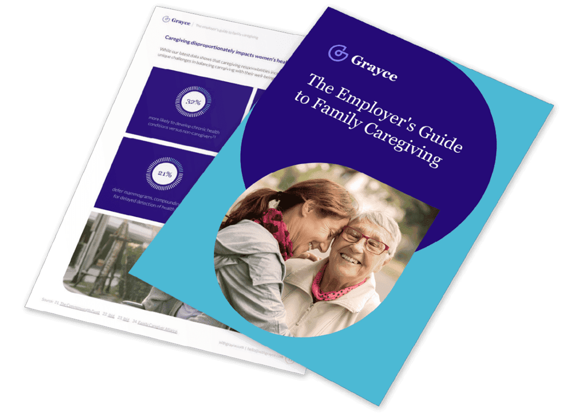 Employers guide to family caregiving banner.