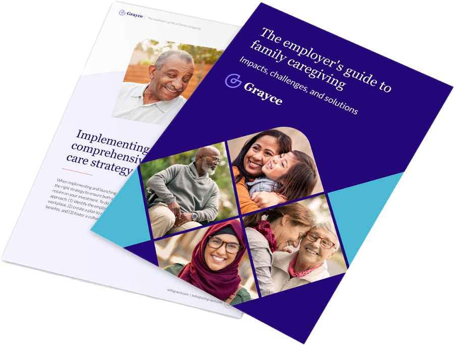 Employer's guide to family caregiving banner.