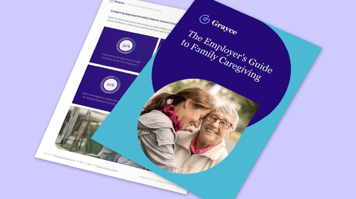 Employer's guide to family caregiving banner.